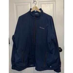 Columbia Men’s Interchange Jacket Omni Heat Insulated Blue Size 3XLT Tall